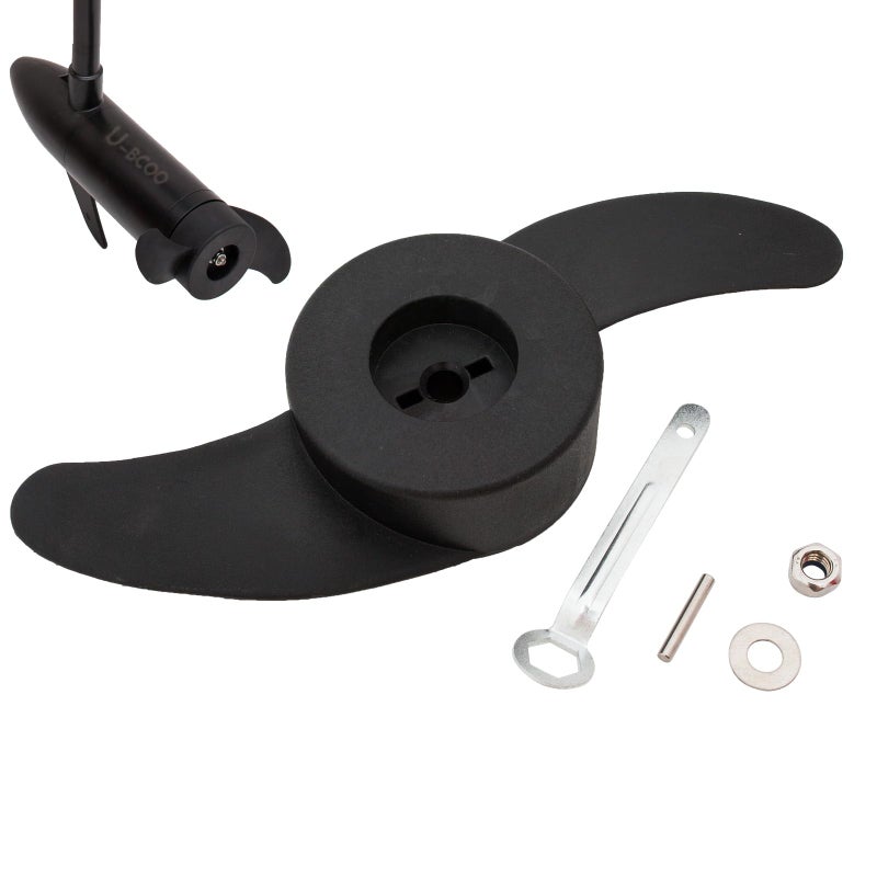 U-BCOO Power Prop Kit 2-Blades (3 in Diameter) Electric Trolling Motor outboard/propeller for 32lb, 46lb, 40lb - Image 1